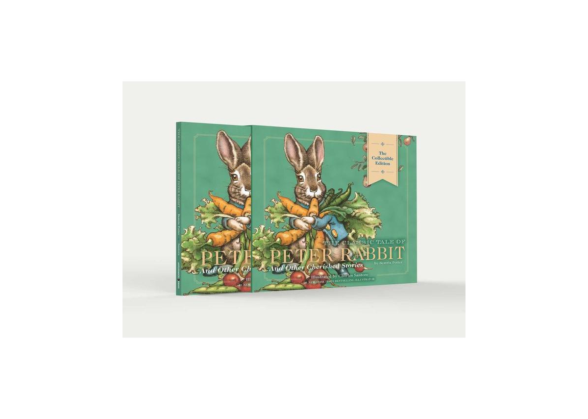 The Classic Tale of Peter Rabbit Classic Heirloom Edition- The Classic Edition Hardcover with Slipcase and Ribbon Marker by Beatrix Potter