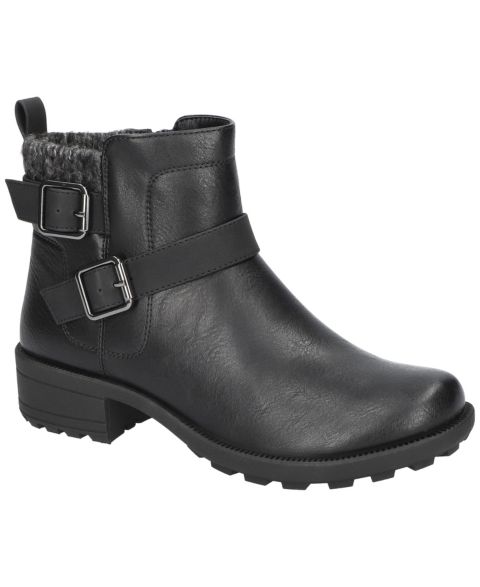 Женские ботинки Easy Street Kourt Slip Resistant Ankle, цвет: Чёрный