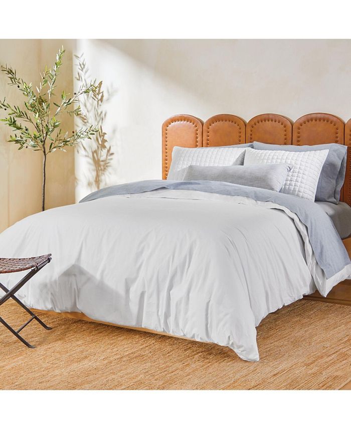 Nate Home by Nate Berkus mDesign Chambray Sheet Set Twin, 3 Piece Set