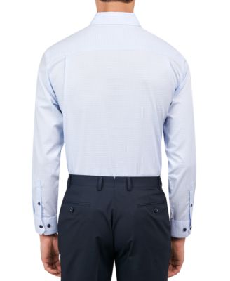 Men's Dobby Gingham Dress Shirt