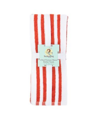 Premium Weave Yarn Dyed Kitchen Towels (Pack of 6), 100% Cotton, 16 x 26 in