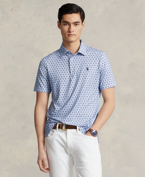 Мужские рубашки Polo Ralph Lauren Men's Classic-Fit Performance Jersey Polo Shirt