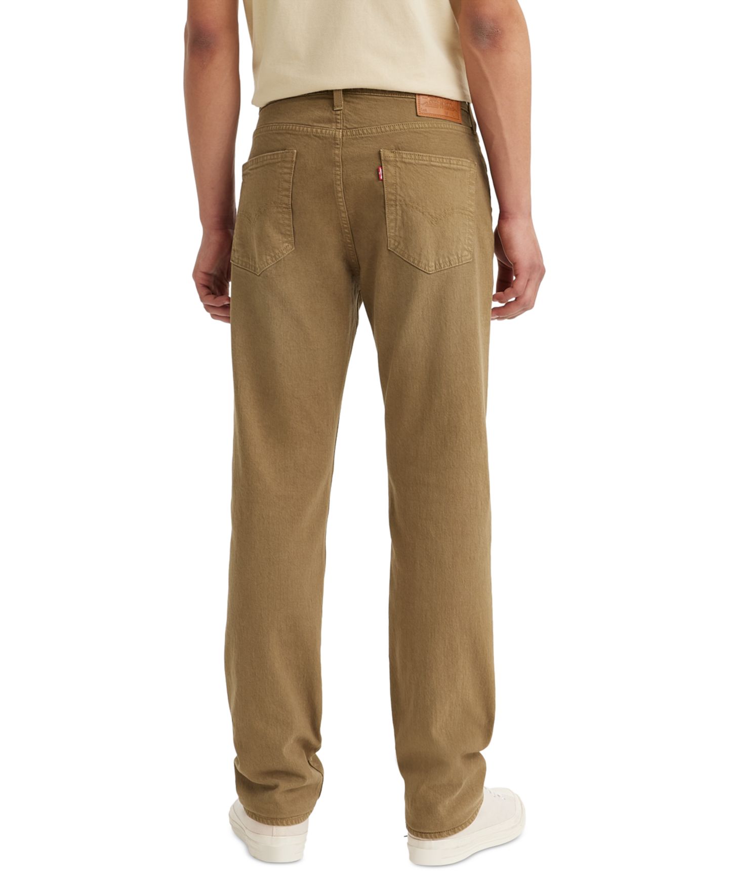 Мужские джинсы Levi's 514 Straight-Fit Soft Twill, цвет: Хаки — фото 2