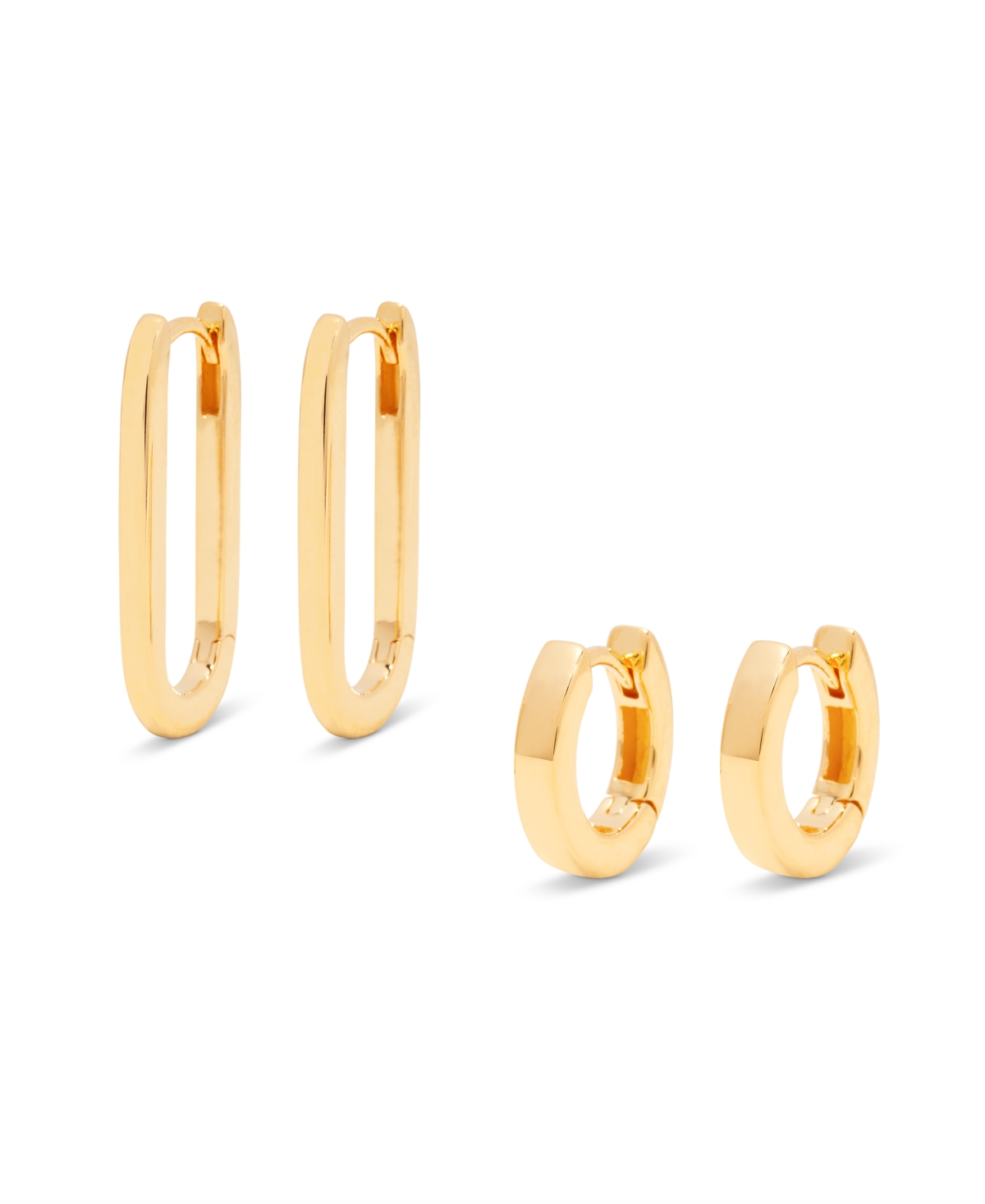 "14k Gold" Abigale Earring Set, 4 Piece - Gold Vermeil