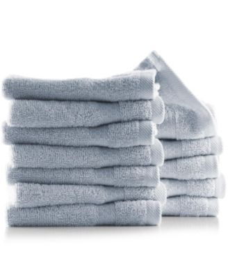 Luxury Combed Cotton Washcloth Set, 12-Pack