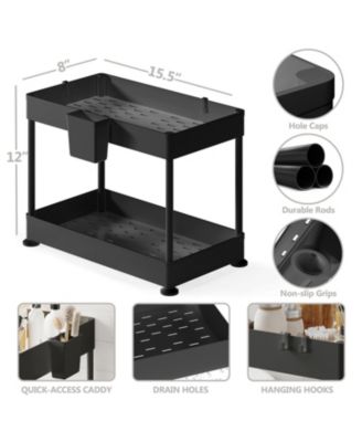 Under Sink Bathroom & Kitchen Cabinet Organizer