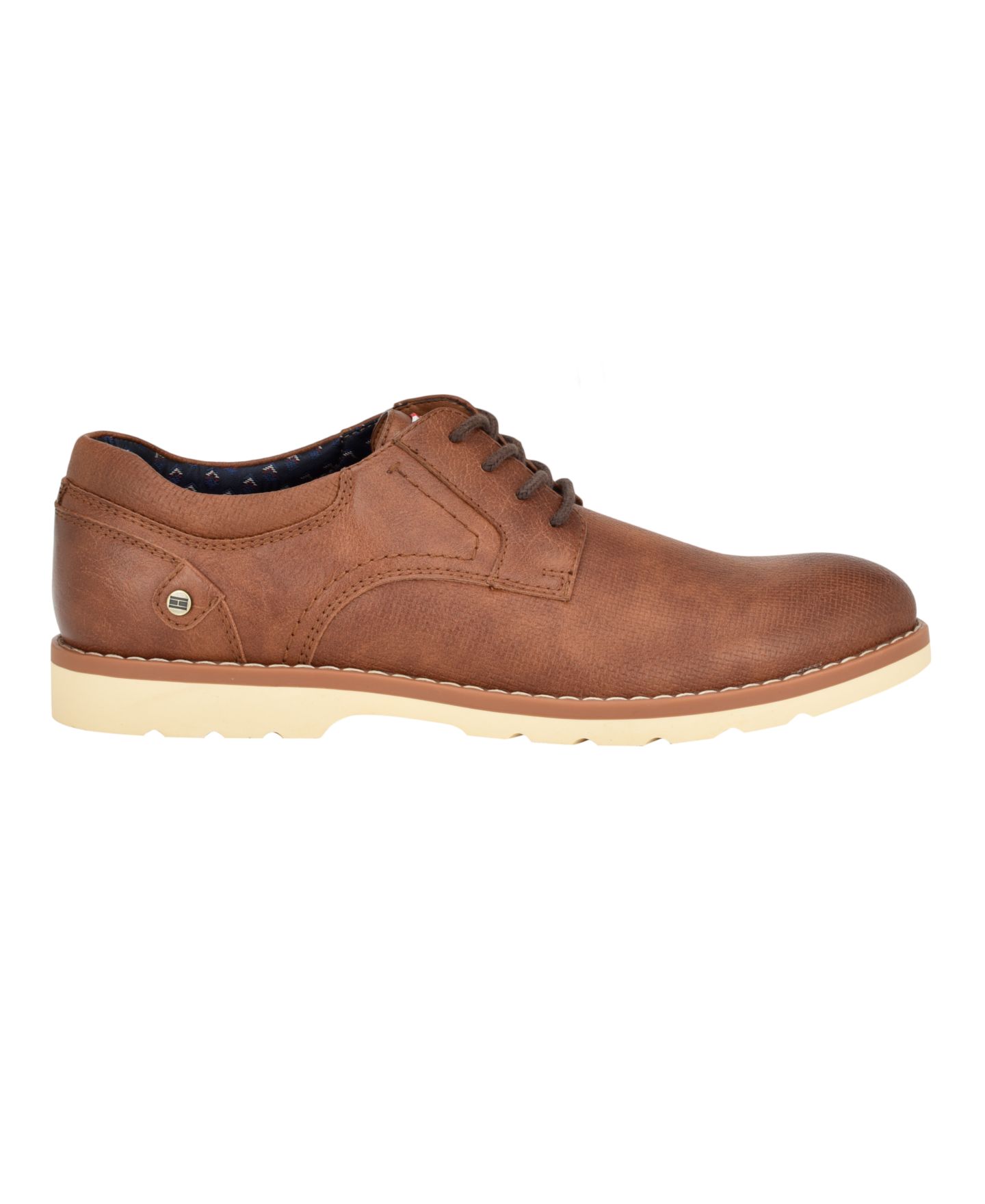 Мужские туфли Tommy Hilfiger Nemoza Lace Up Dress Oxfords, цвет: Средний коричневый — фото 2