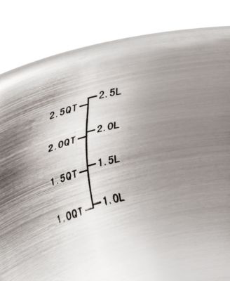 Belly Shape 12pc 18/10 Stainless Steel Cookware Set, Glass Lids
