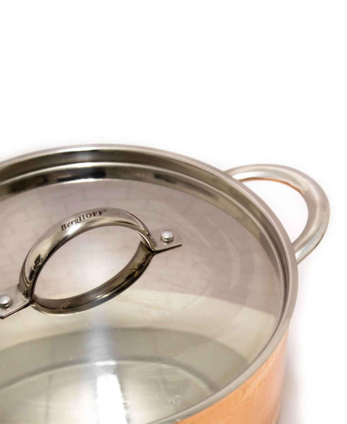 BergHOFF Vintage-Like Tri-Ply 5 Piece MidCookware Set - Copper, Silver