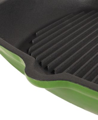 Neo 4pc Cast Iron Cookware Set, Grill Pan, Fry Pan & Oval Dutch Oven