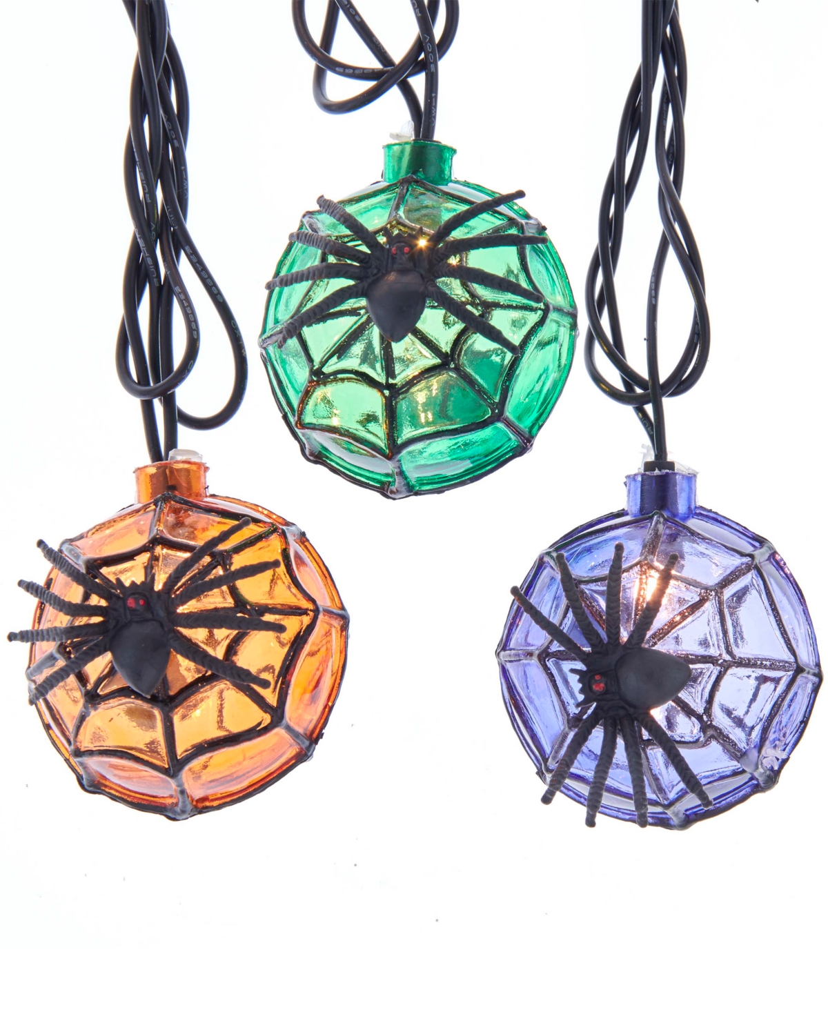 Kurt Adler Ul 10-LightColor Spider Light Set - Multi