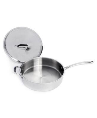 Professional 5pc Tri-Ply 18/10 Stainless Steel Starter Cookware Set, SS Lids