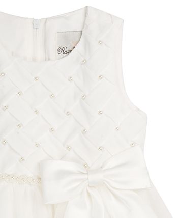 Macy's baby girl white dress hotsell