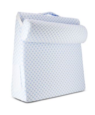 7.5" Cooling Foam Wedge Pillow with Bolster Pillow