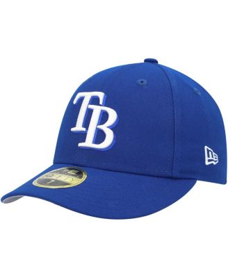Men's Royal Tampa Bay Rays White Logo&nbsp;Low Profile 59FIFTY Fitted Hat