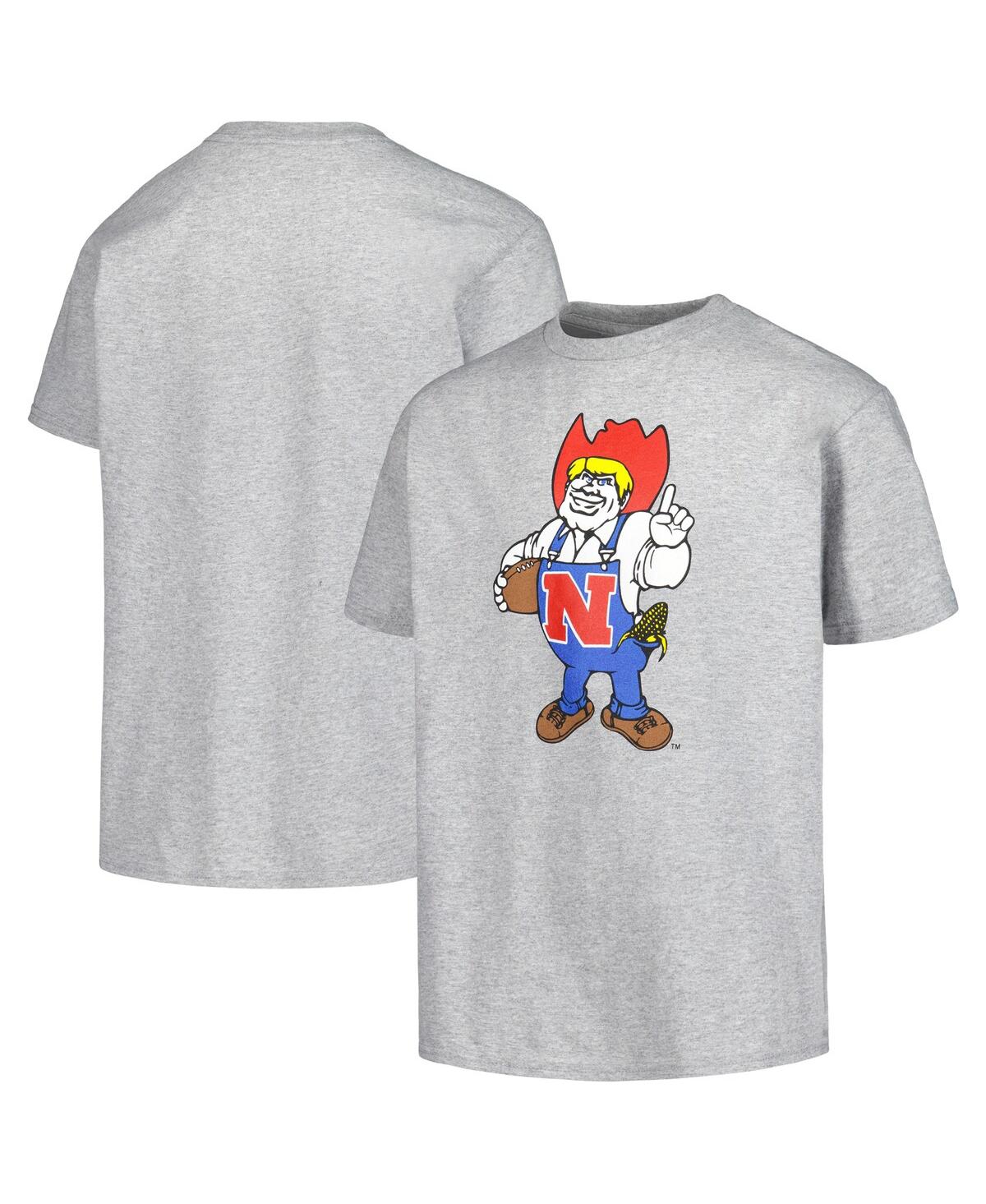 Big BoysNebraska Huskers Vault Logo T-shirt - Heather Gray