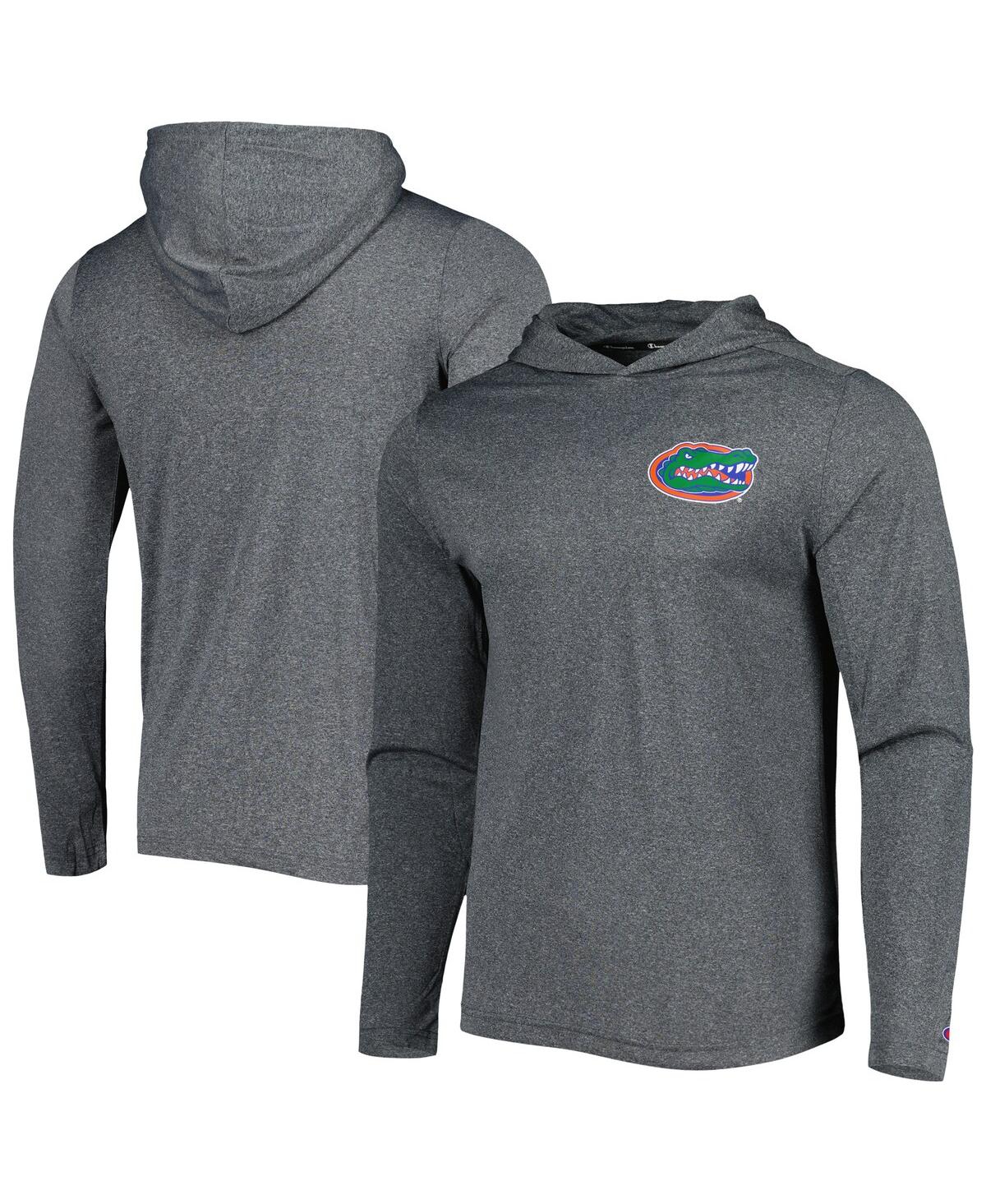 Shop Knights Apparel Men's Champion Gray Florida Gators Hoodie Long Sleeve T-shirt