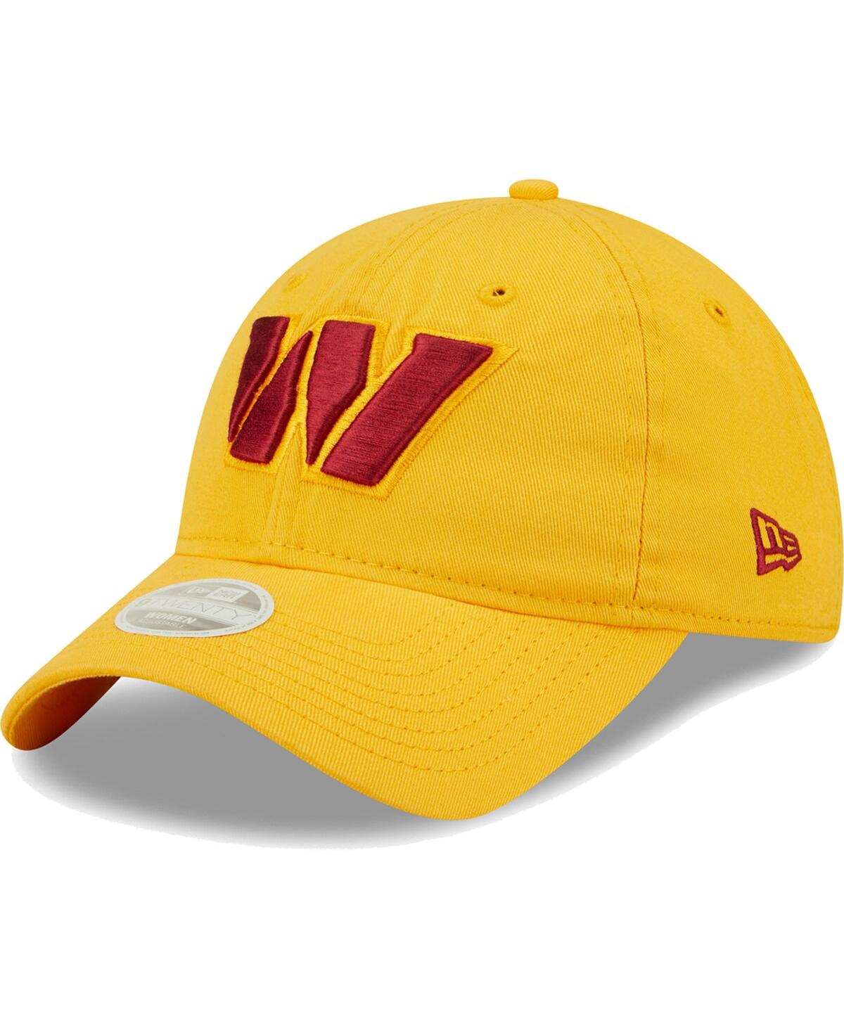 Shop New Era Women's  Gold Washington Commanders Core Classic 2.0 9twenty Adjustable Hat