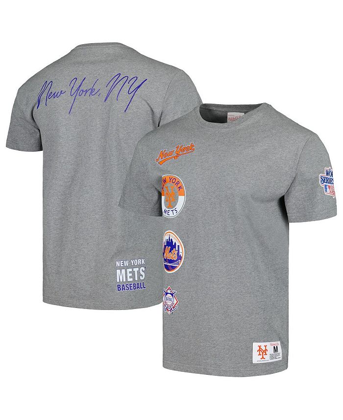 Mitchell & Ness Men's Heather Gray New York Mets Cooperstown