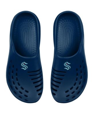 Youth Boys and Girls Deep Sea Blue Seattle Kraken Sunny Day Clogs