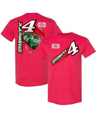 Stewart-haas Racing Team Collection Mens Heathered Red Kevin Harvick Car T-shirt ModeSens