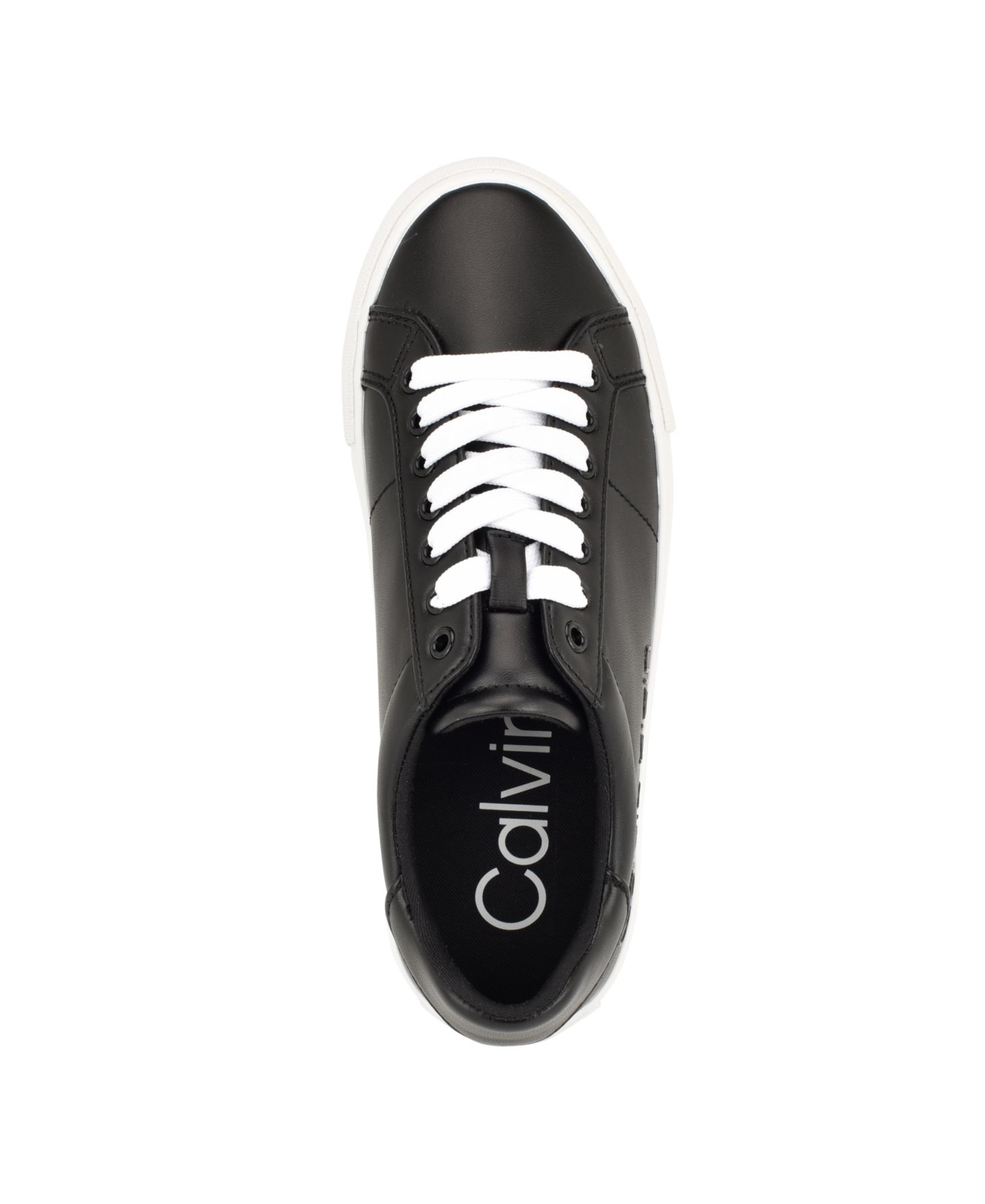 Женские кроссовки Calvin Klein Camzy Lace-Up Casual, цвет: Чёрный — фото 4