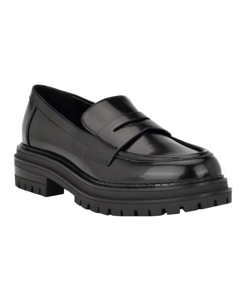 Женские туфли Calvin Klein Grant Lug Sole Penny, цвет: Чёрный