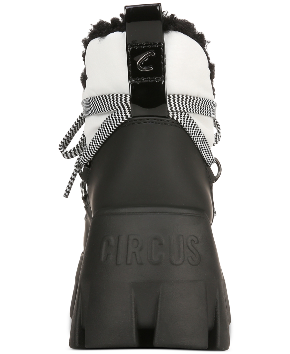 Shop Circus Ny Women's Ali Lace-up Lug Platform Moon Boots In Bright White,black