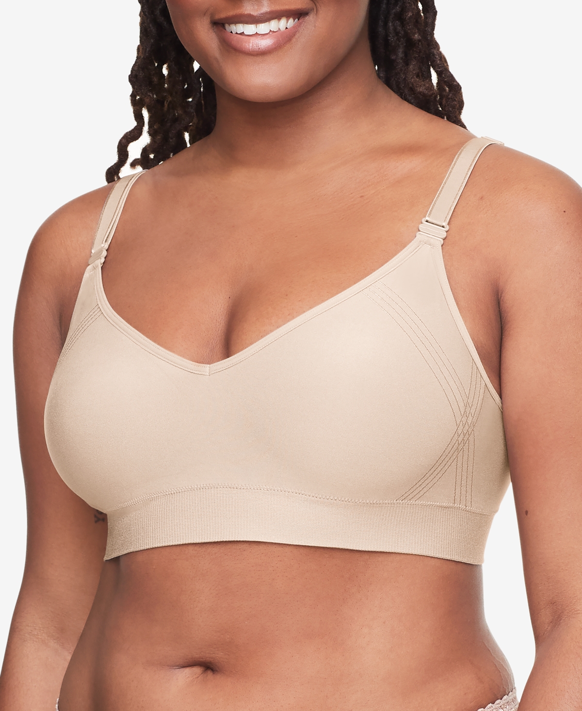 Warners Easy Does It Wireless Lift Convertible Comfort Bra RN0131A - Blush