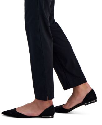 Petite Tummy-Control Cambridge Stretch Slim-Leg Pants