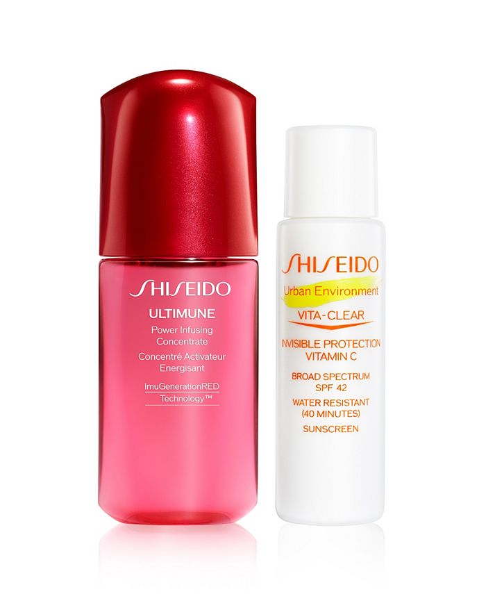Shiseido FREE 2 Pc Skin Care Gift with any $75 Shiseido purchase Macy #39 s