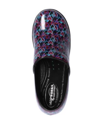 Easy Street Easy Works by Women's Lead Slip Resistant Clogs
