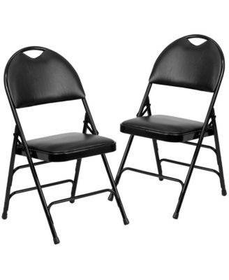 2 Pack Home & Office Easy-Carry Party Events Padded Folding Chair