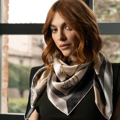 Gabriella - Hand Rolled Silk Foulard for Women