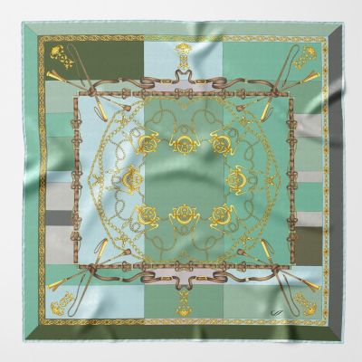 Gabriella - Hand Rolled Silk Foulard for Women