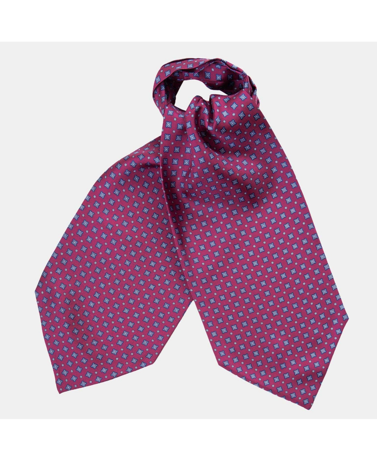 Men's Ostuni - Silk Ascot Cravat Tie for Men - Magenta - Magenta