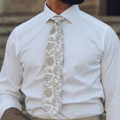 Novara - Printed Silk Tie for Men