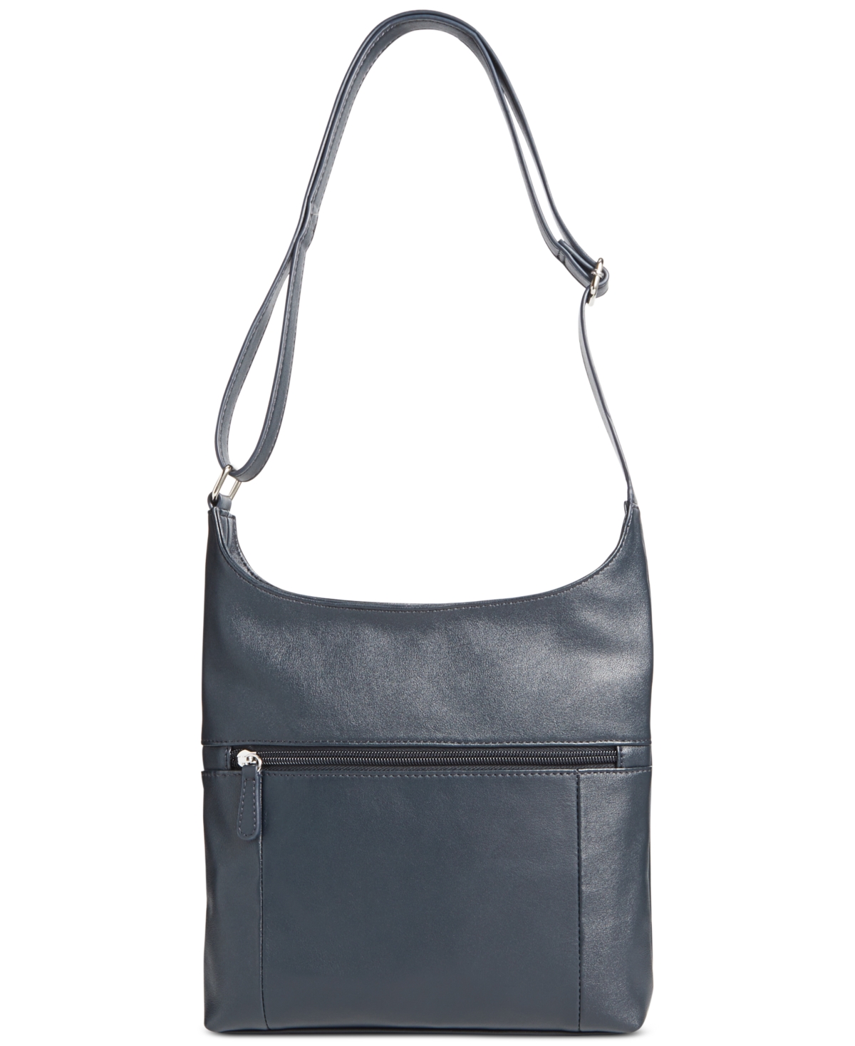 Nappa Soft Crossbody, Exclusively at Macy's - Navy