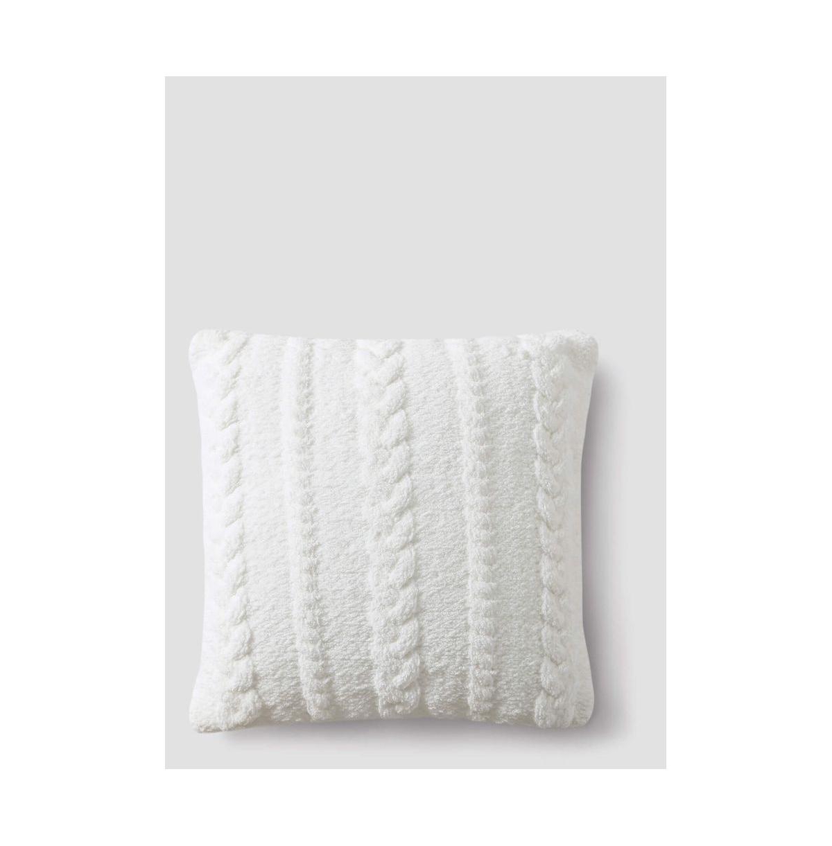 Shop Sunday Citizen Braided Decorative Pillow, 20" X 20" In Off White