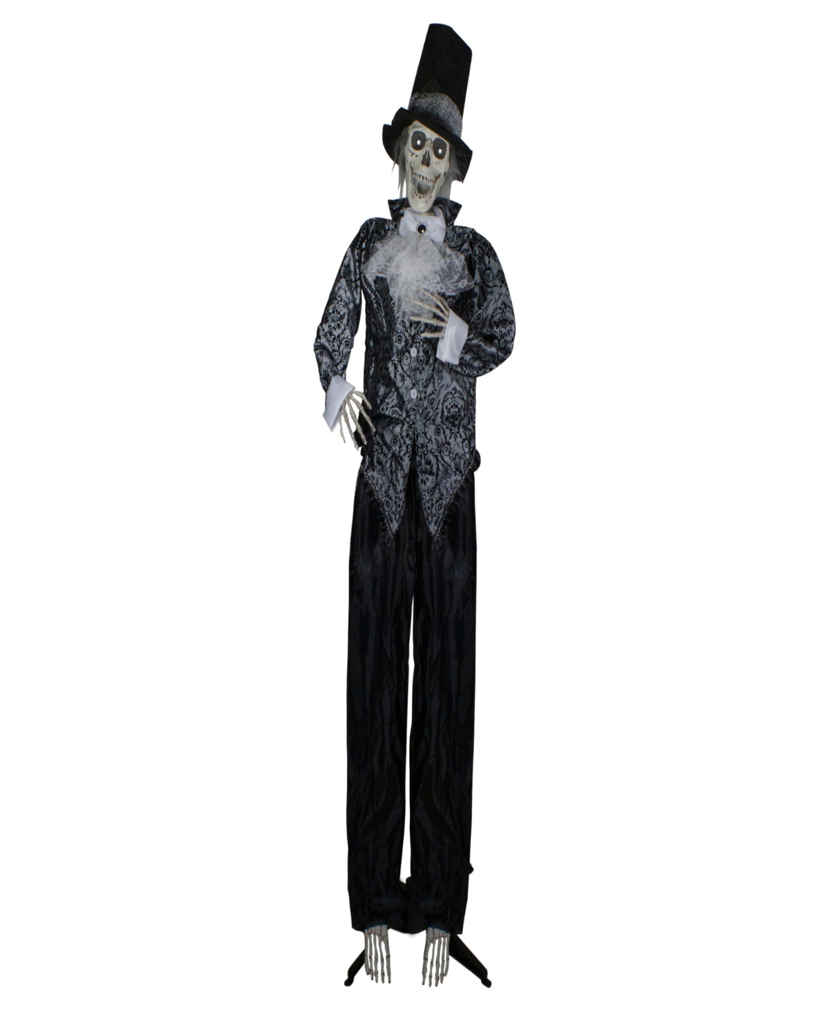 Northlight 6' Lighted And Animated Groom Halloween Decoration In Black