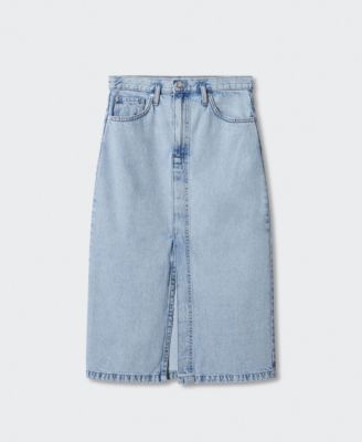 Women's Denim Midi-Skirt