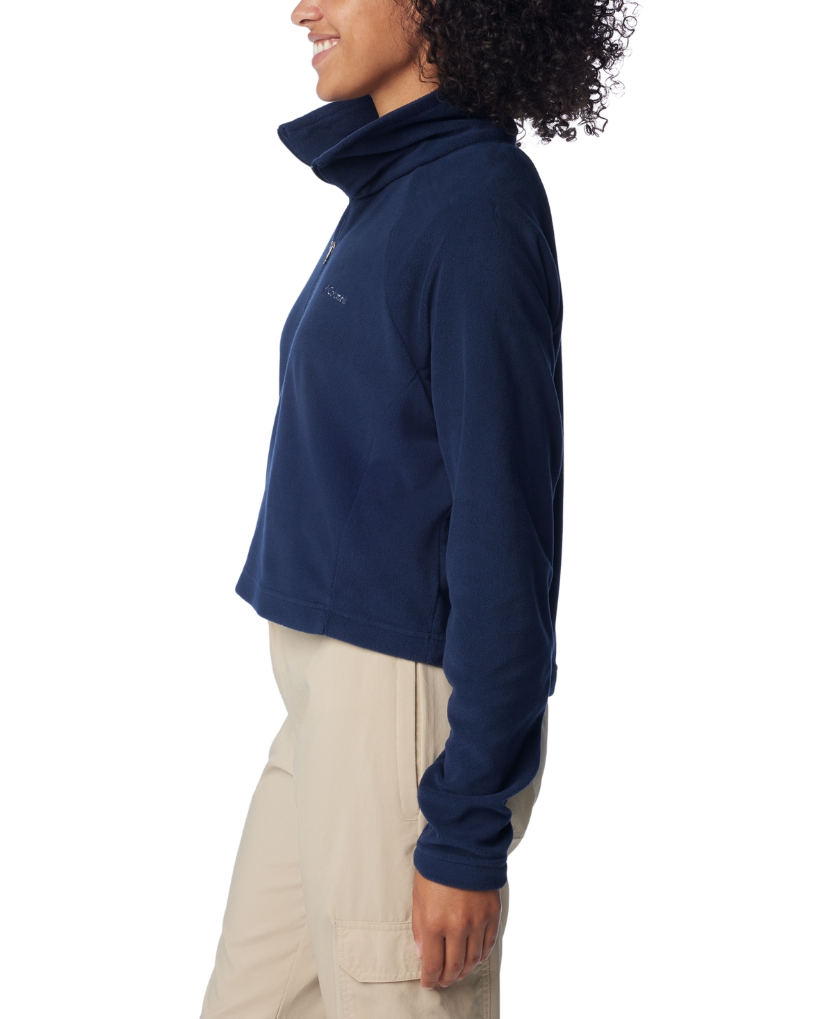 Columbia Women's Glacial Cropped Ii Sportswear Fleece 1/2-Zip Top