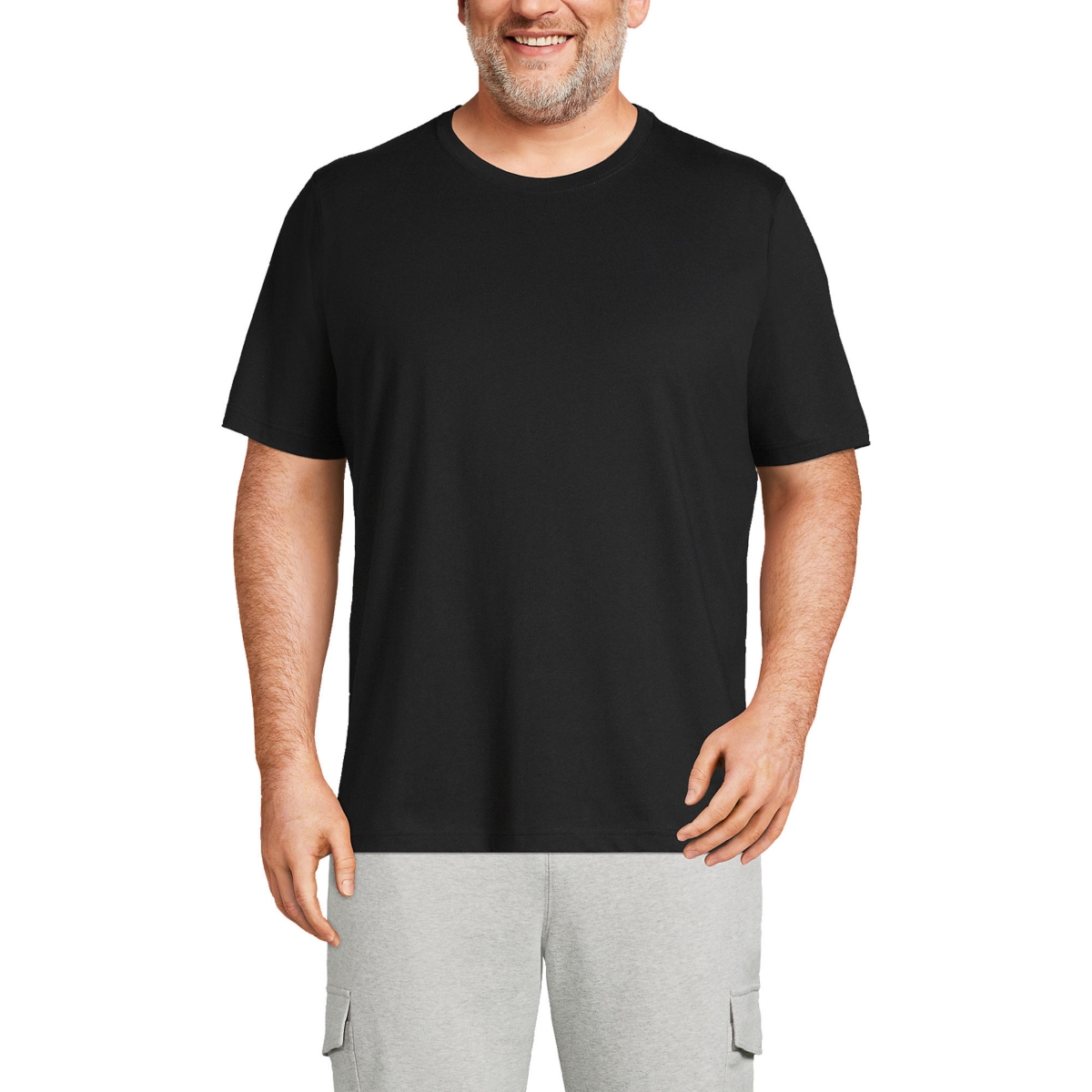 Big & Tall Super-t Short Sleeve T-Shirt - Gray heather