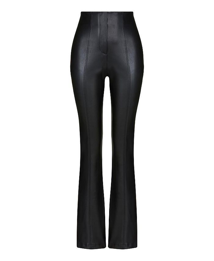 NOCTURNE Women's High-Waisted Slit Pants - Macy's