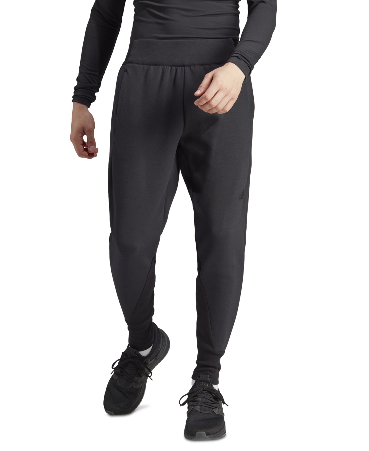 Adidas Originals Men's Z.n.e. Premium Regular-fit Stretch Track Pants, Regular & Big & Tall In Black