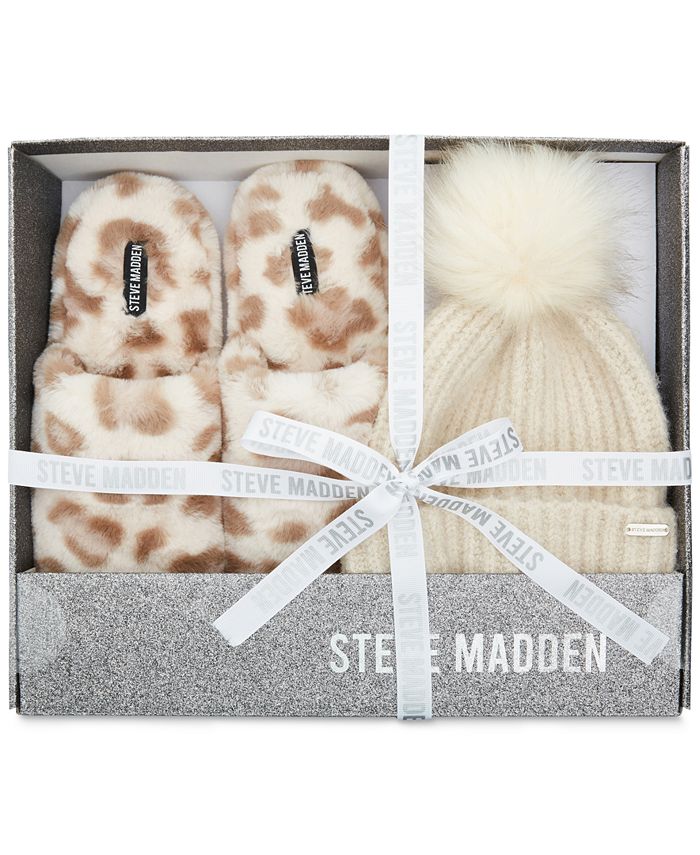 Steve Madden Women's Fuzzy Slippers - Macy's