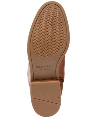 Cole Haan Women's Hampshire Woven-Trim Riding Boots - Macy's