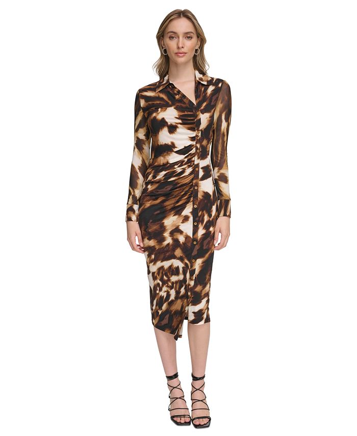Calvin klein sale mesh dress