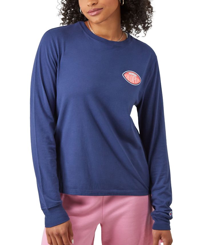 Champion Women s Classic Long Sleeve Graphic T Shirt Macy s
