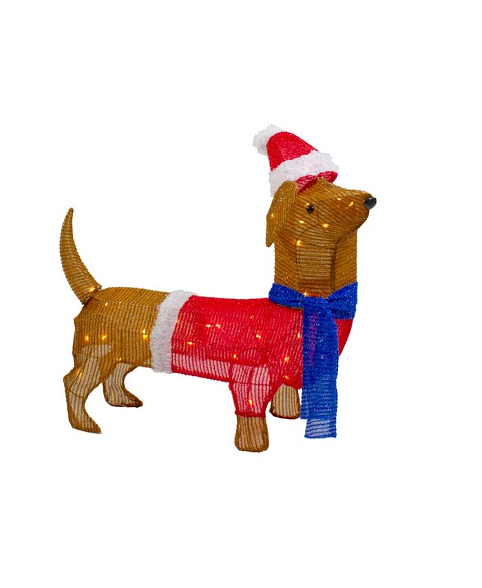 Northlight 26" LED Lighted Dachshund Dog Outdoor Christmas Decoration
